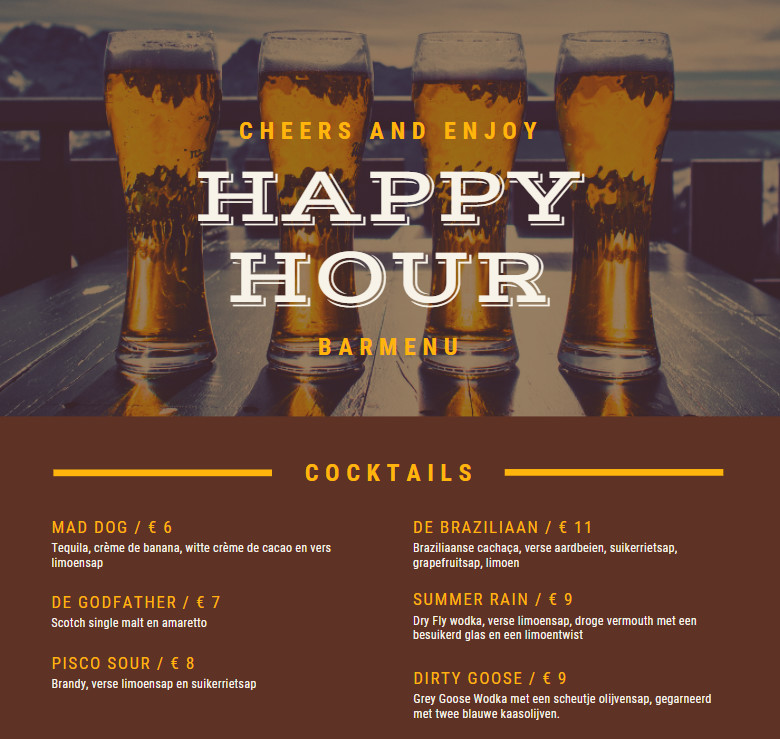 Happy Hour Pub Offer