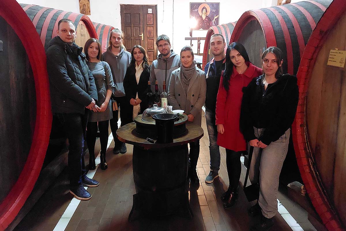 Future Forward take a tour through the famous wine cellar