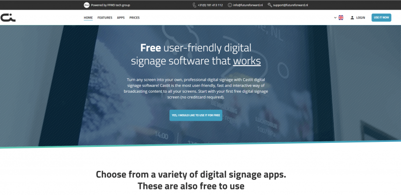Digital signage software accolade